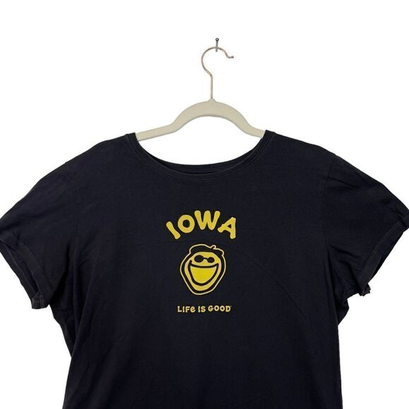 Women's Jake Iowa Crusher Tee xl Hawkeyes colors💛🖤 - Picture 3 of 9